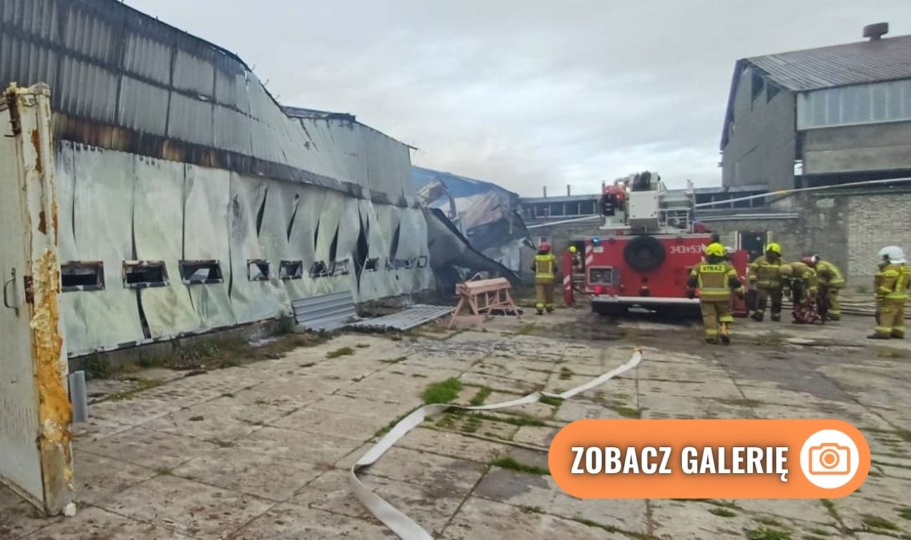 pożar kurnika w Objeździe